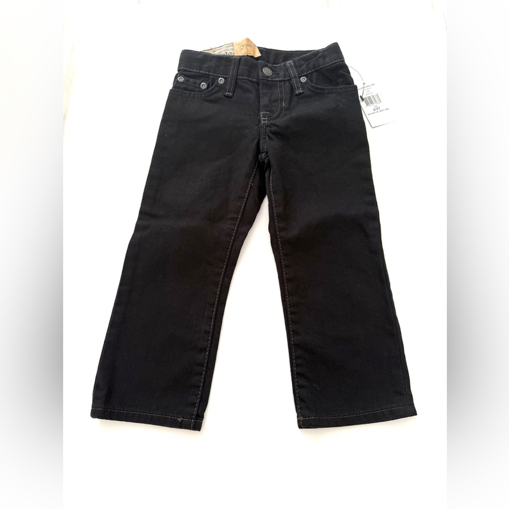NEW Polo by Ralph Lauren 2T Toddler Adjustable Jeans - Black